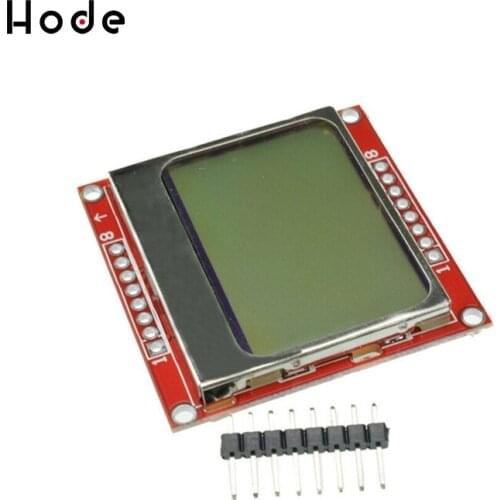 84x48 LCD Module White backlight adapter PCB for Nokia 5110