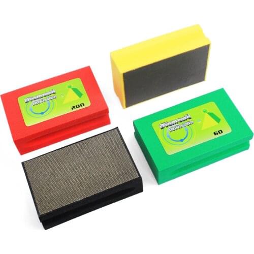 Electroplated Diamond Hand Polishing Pads Glass Grinding Pad Stone Marble Ceramic Bottle Abrasive Sanding Disc Hand DIY Tool