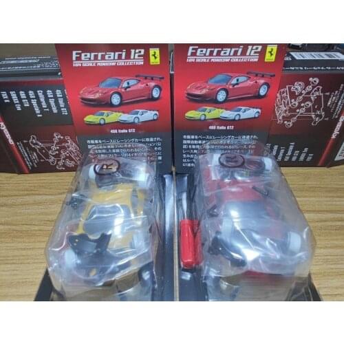 1/64 Kyosho Alloy car Ferraris 458 GT2 red yellow
