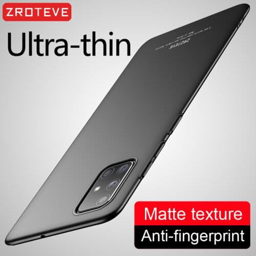 A51 A71 Case Zroteve Matte Cover For Samsung Galaxy A51 A71 A81 A91 Coque PC Cover For Samsung A31 A21 S A41 A21S M21 M31 Cases