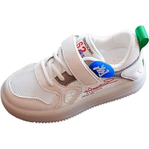 Childrens Air Mesh Sneakers 2021 Summer New Kids Shoes Casual Fashion Korean Matching Tide Flats Students Cool Breathable