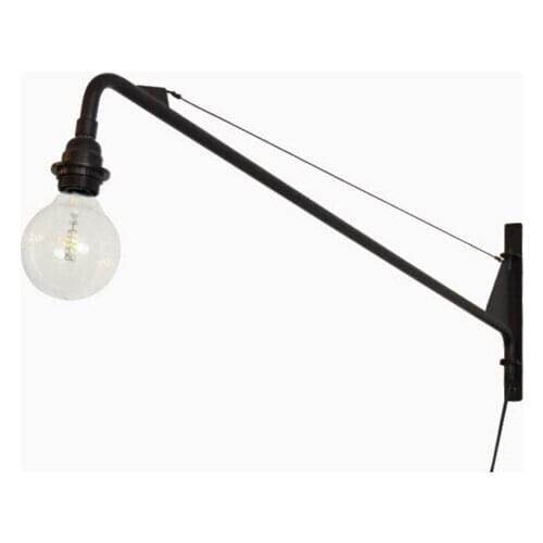 Designer Industrial Wind Potence Wall Light Northern Europe Industry Retro Aisle Long Rod Cantilever Wall Lamp Free Shipping