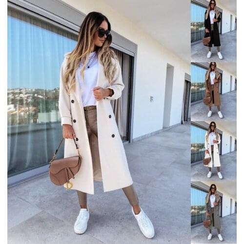 Euadimans Women's Coats With A Collar