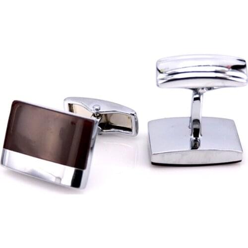 HYX Enamel cufflink male French Red pattern cuff button French Shirt Men Jewelry Wedding Groom Men Cuff Links