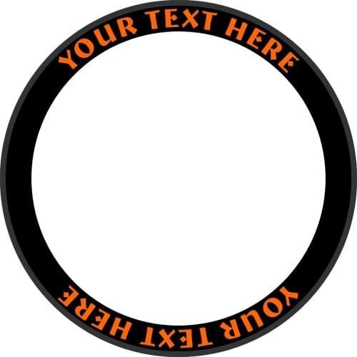 Name Coustom Rim Wheel Stickers Decals For Road Bike Waterproof Replacemant Safe Protector YOUR TEXT HERE 2 WHEELS 700C