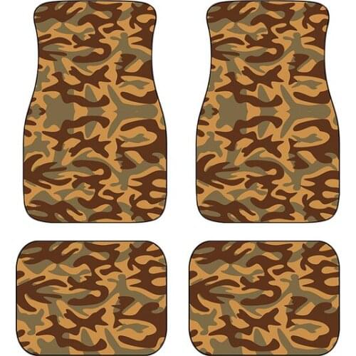 Aimaao Camouflage Car Floor Mats All Weather Tactical Heavy Duty Rubber Floor Mats Universal Fit For SUV,Trucks,sedans,Vans