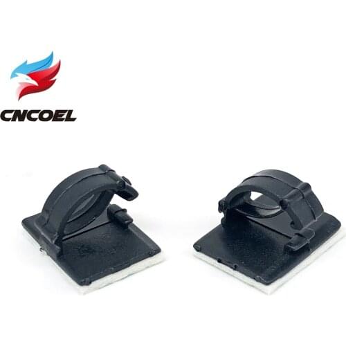 10Pcs Adhesive Car Cable Organizer Clips Cable Winder Drop Cable Holder Cord Management Desk Wire Tie Fixer Car Wire Clip