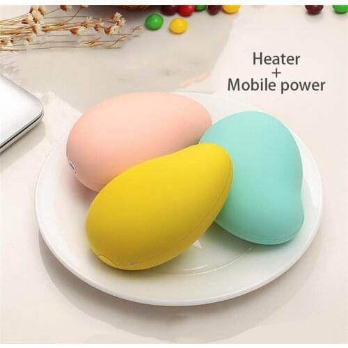 Small Mango Heater Aluminum heat sink Charging Mobile Power Warm Hand Treasure Handwarmer Usb Electric Baby Creative Gifts