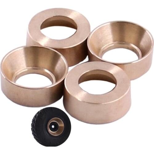 J60B Wheel Rim Heavy Duty for Axial SCX24 90081 Brass 1/24 RC Crawler Car Parts