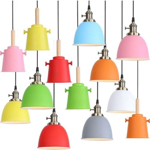 Personalized Cafe Restaurant American rural style retro nostalgic living room corridor color Chandelier