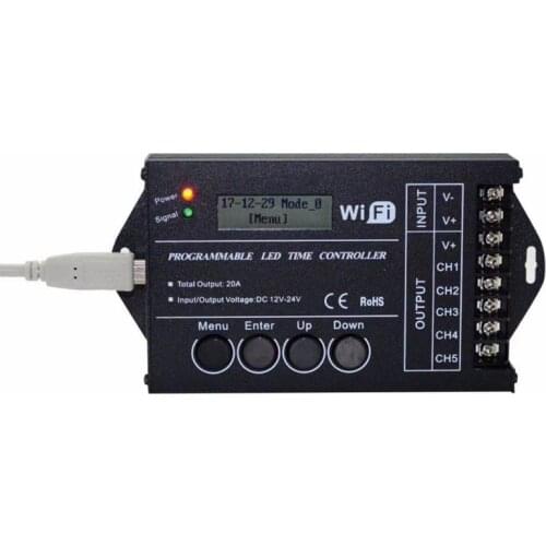 Programming time controller TC420 TC421 5 CH output Widely used in aquariums, fish tank, plant grow Light box advertising, stage