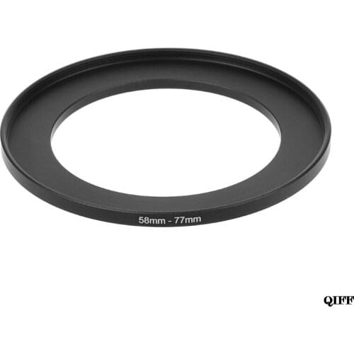 Drop Ship&Wholesale 58mm To 77mm Metal Step Up Rings Lens Adapter Filter Camera Tool Accessories New APR29