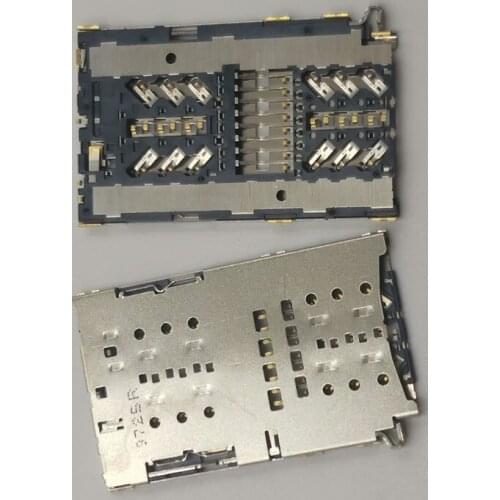 1Pcs Reader Sim Card Socket For Samsung Galaxy S8 Plus S8plus G9500 G950 G955 S9 S9plus G9600 G965 Slot Tray Holder Connector