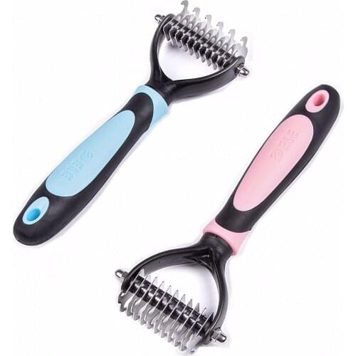 Pet Grooming Tools Dog Blade Grooming Brush Pet Comb Trimmer Dog Hair Comb Pet Hair Remove Pet Bath Brush