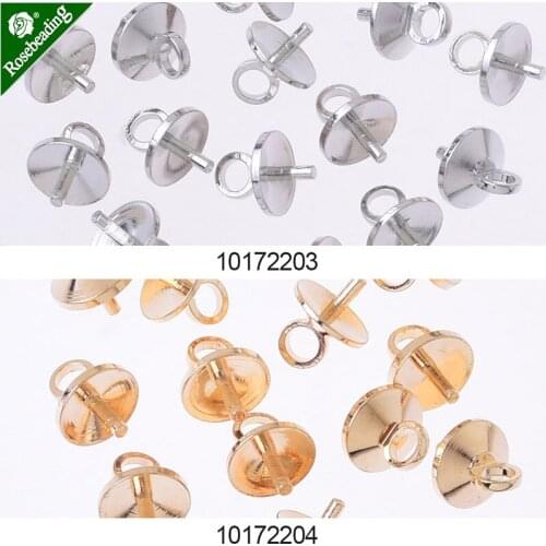 6mm Cover Buckle glass cover Loop Caps glass cap Jewelry handmade Cabochon Settings,sold 50pcs/lot