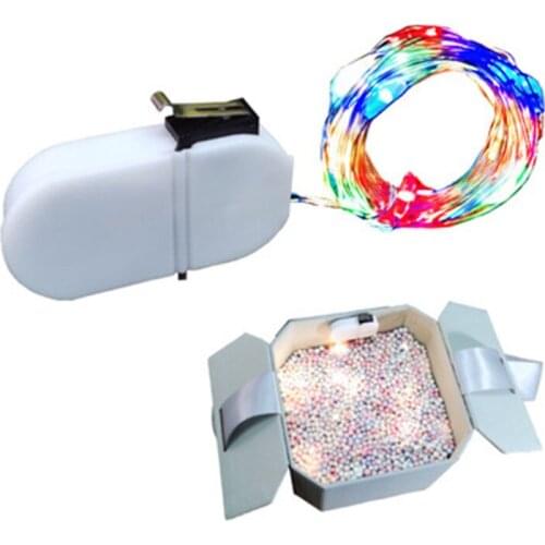 Light Up Gift Box Decor Copper Wire LED String lights Holiday surprise Present Box lighting Garland For Christmas Wedding Decor