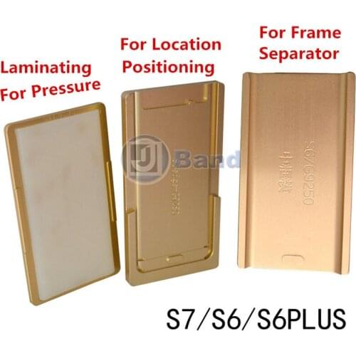 LCD Screen Aluminum OCA laminating Positioning Middle Frame Separator Mould for Samsung S6 Edge S6 edge plus S7 Edge Note 4 edge