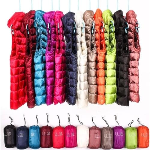 Winter Basic Jacket Coat Women Down Vest Clothes Veste Femme White Duck Down Coats Chaqueta Mujer Slim Casaco Feminino