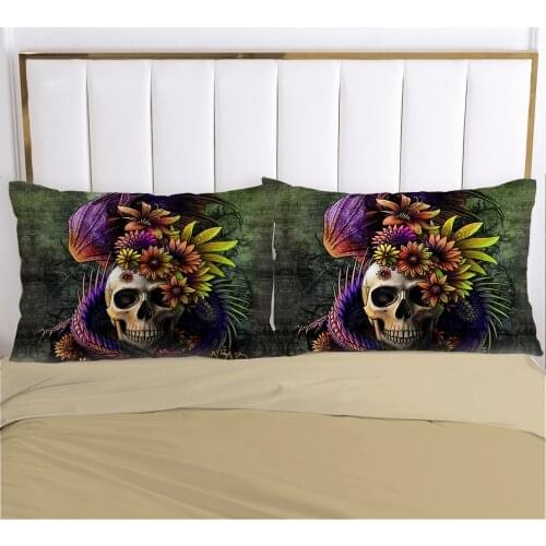 1pc Skull Deadpool Pillow cover Pillow case Bedding Pillowcase Pillowcovers decorative for home 3D HD Print lizard