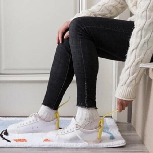 1PC Lazy Shoe Helper Unisex Wear Shoe Horn Helper Shoehorn Shoe Easy on and off Shoe Sturdy Slip Aid Tool Shoe Horn Shoe Lifter