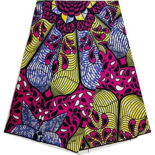 100% Cotton African Wax Print Fabric Colorful High Quality 2020 6Yards Tissue Wax for Pacthwork Sewing DIY Coloth N20801-20