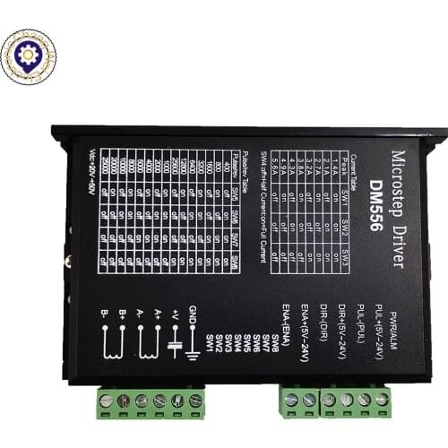 2-phase Digital Stepper Motor Driver DM556 DC24V-50V For 42/57/86(NEMA17/23/34) Stepper Motor 1.0-5.6A