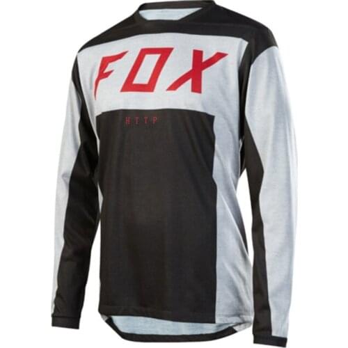 2021 Motorcycle Mountain Bike Team Downhill Jersey HTTP Fox MTB Offroad MX Bicycle Locomotive Shirt Cross Country Mountain Bike