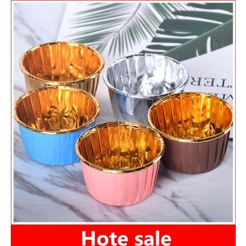 50pcs Colorful cupcake liner baking cup cupcake paper muffin cases Cake box Cup egg tarts tray cake mould decorating tools nice