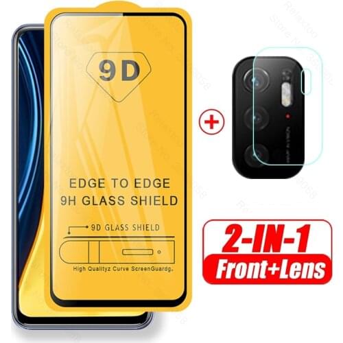 9d full glue protective glass for pocophone poco poko little m3 m 3 pro m3pro 5g 2021 glas screen and camera lens protector film