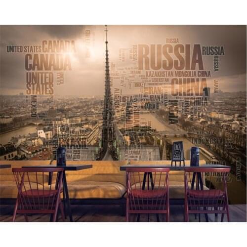 Beibehang Customized modern Nordic personality abstract architecture living room TV sofa papel de parede 3d wallpaper