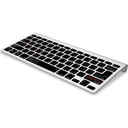 VIM VI Functional Shortcut Hotkey Silicone Keyboard Cover Skin For All Macbook Air 13 Pro Retina 13 15 17 Both EU/US Layout