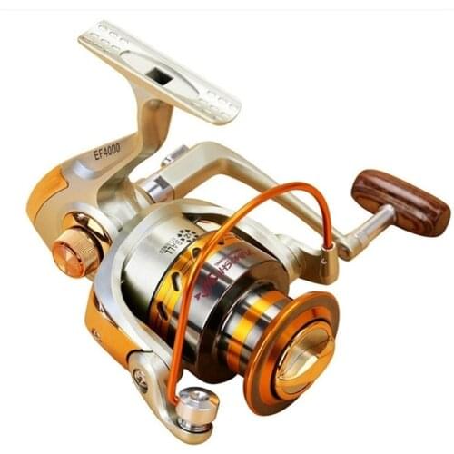 Distant Wheel Metal Spinning Fishing Reel Es 5.5:1 12 Bearing Balls Fishing Wheel Rotate The Spool Fishing Coil 500-9000series