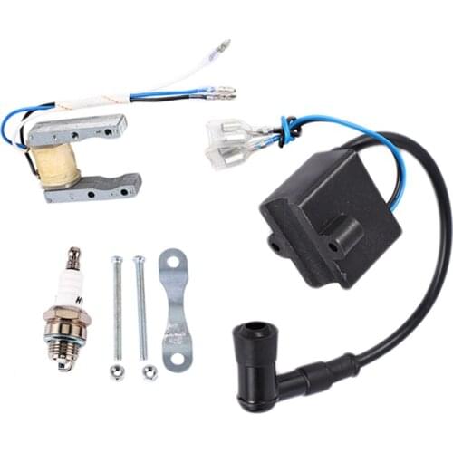 Engine Cdi Ignition Coil For Electric 49Cc 66Cc 80Cc Engine Bicycle Spark-Plug