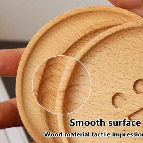 Creative Bear Paw Coaster Spot Mug Tea Cup Coffee Cup Potholder Beech Coaster