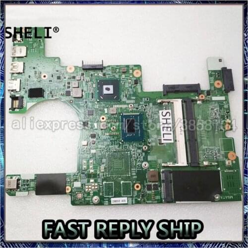 SHELI For dell Inspiron 15Z 5523 Laptop motherboard CN-0XWPTW 0XWPTW XWPTW 11307-1 With SR0N9 I3-3217U CPU 100% Tested ok