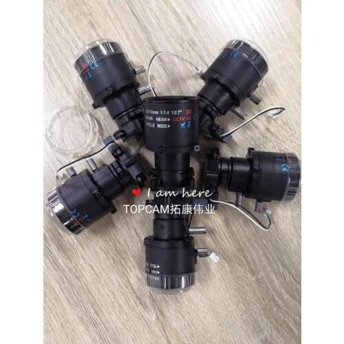 2.8-12mm lens Megapixel Varifocal Lens With IR Filter M12 Mount with ir cut Manual Focus and Zoom For Action Camera
