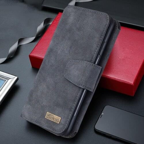 Multifunction Wallet Leather Case Matte zipper Flip Stand For Huawei Y7P Y6P Y5P Y9 Prime Y6 Y5 2019 Cover Mobile Phone Bag