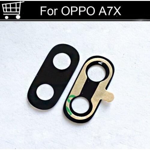 Original New For OPPO A7X a7x Rear Back Camera Glass Lens For OPPO A7 X Repair Spare Parts OPPOA7X Replacement
