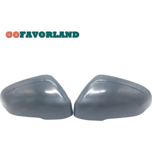 Pair Front Left Right Side Door Mirror Shell Housing Plastic Unpainted 39804837 39804855 For Volvo S60 V60 S80 2012-2019