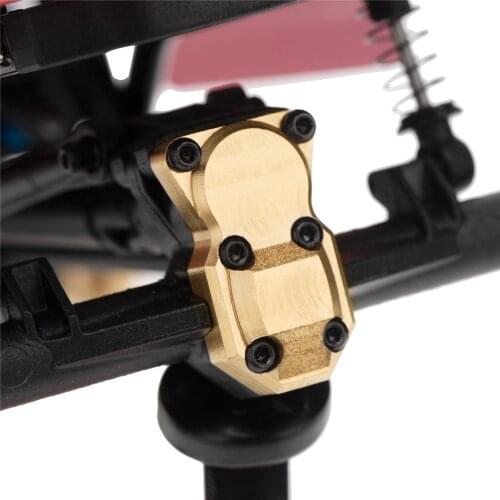 Durable Brass Counterweight Cover Diff Cover for 1/24 Axial SCX24 90081 RC Car Parts
