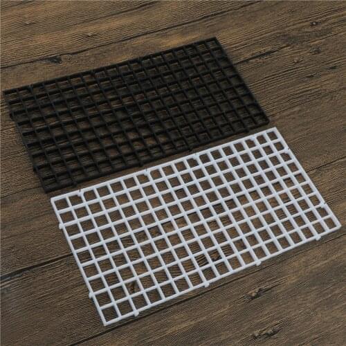 Durable Plastic Fish Grid Divider Holder Fish Tank Tray Egg Crate Aquarium Tank Filter Bottom Isolate Pane