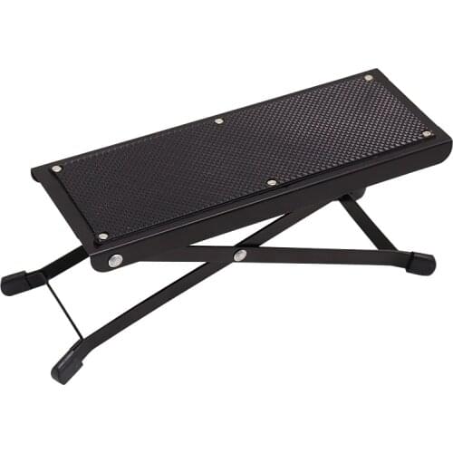 Guitar Pedal Adjusted Feet Metal Guitar Footrest Pedal Support Musical Instrument Playing Footrest Non-slip Bracket Foldable