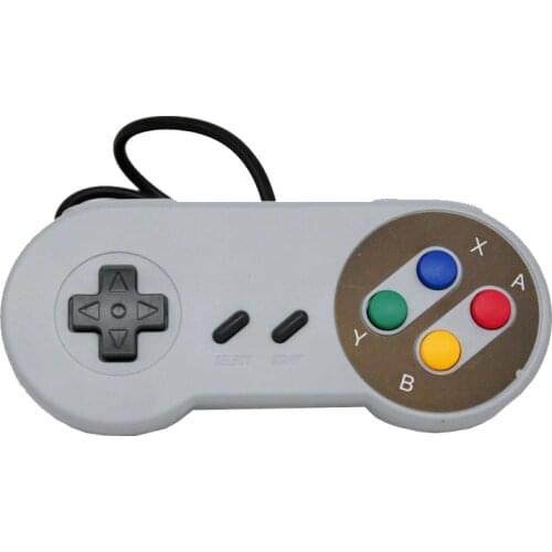 Retro Wired USB Game Controller For SNES Style Gamepad Control Joystick