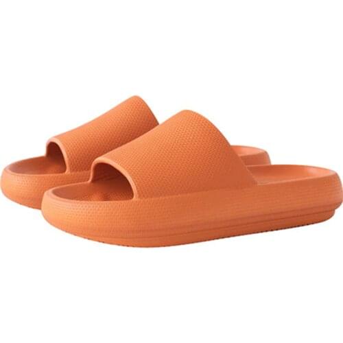 Summer Thick Bottom Bathroom Slippers Household Women Sandals Slippers Couple Non-slip Soft Bottom Increased Indoor Slippers