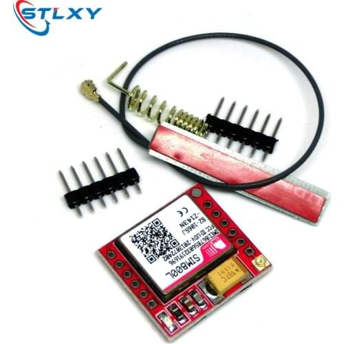 SIM800L GPRS GSM Module Core Quad-band TTL Serial Port IPX Interface PCB Antenna Micro SIM Card for Arduino Smart Phone