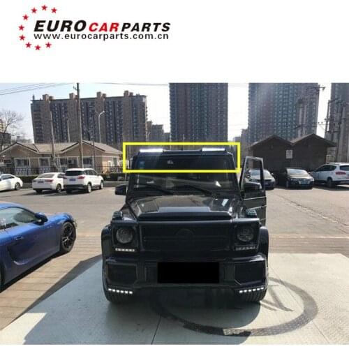 Gclass w463 g500 g550 g350d B-style front Roof spoiler carbon fiber material 1990-2018y roof wing spoiler roof and spoiler wing
