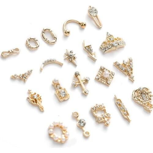 Japanese Style Nail Ornaments Nail Art Jewelry Alloy Diamond Nail Crystal Phototherapy Extension DIY Decoration