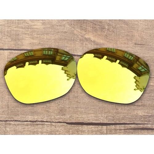 Vonxyz 24K Mirror Polycarbonate Replacement Lenses for-Oakley Garage Rock Frame