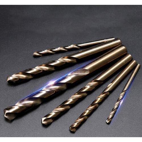 Elecall High speed steel Cobalt twist drill hole bit Sharp Auger Bit metal reamer tools For Woodworking 1/2/2.5/3.2/4/5/5.5mm