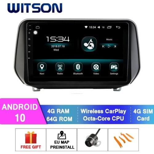 WITSON Android 10.0 CAR DVD SYSTEM for HYUNDAI SANTA FE 2018 car dvd player link/DAB support